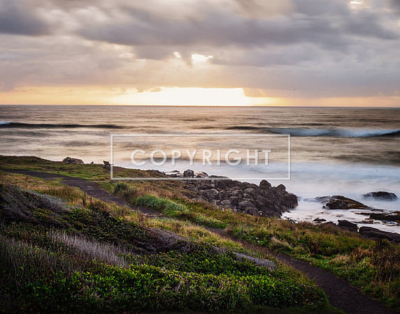 Stormy Pacific Sunset